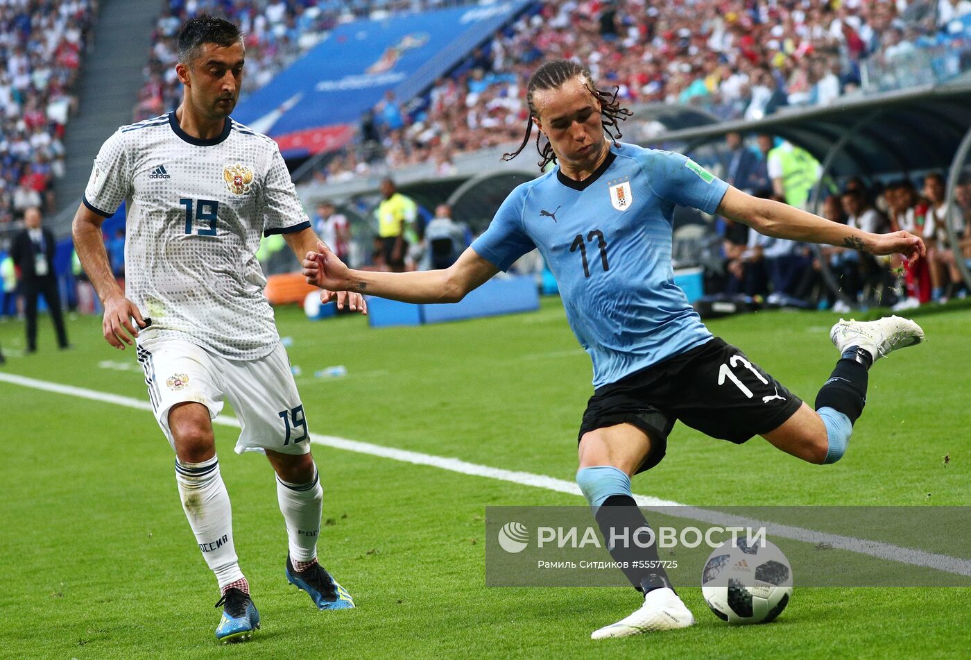 Футбол. ЧМ-2018. Матч Уругвай - Россия