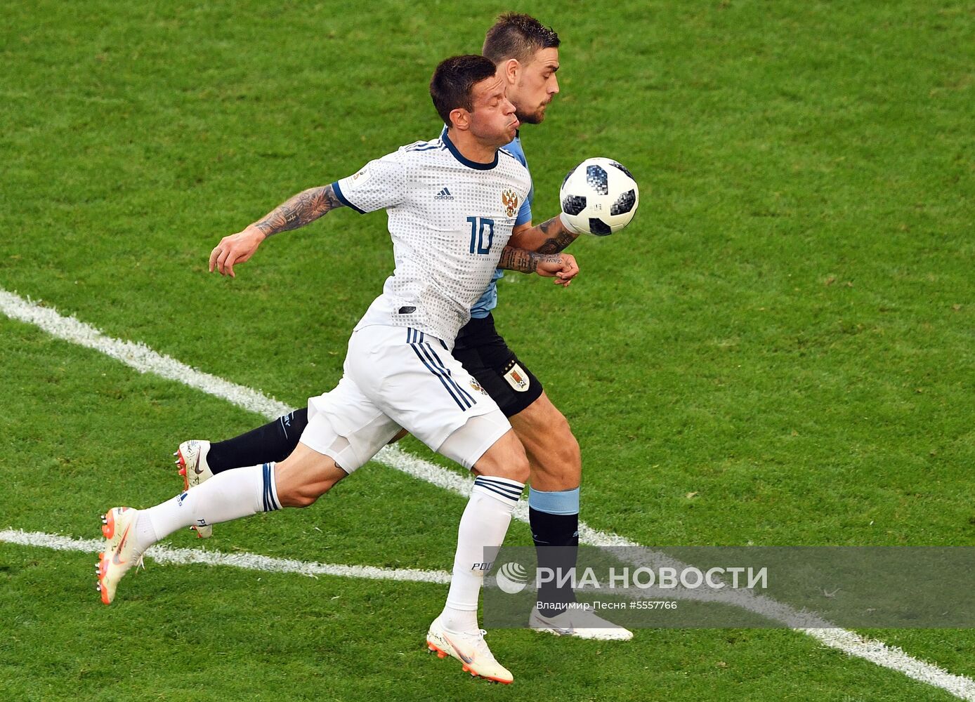 Футбол. ЧМ-2018. Матч Уругвай - Россия