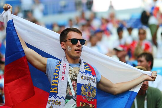 Футбол. ЧМ-2018. Матч Уругвай - Россия