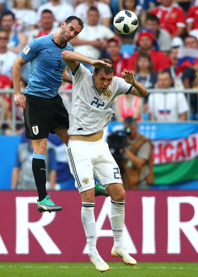 Футбол. ЧМ-2018. Матч Уругвай - Россия