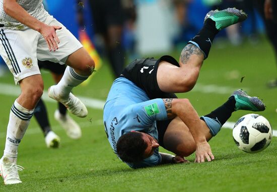 Футбол. ЧМ-2018. Матч Уругвай - Россия