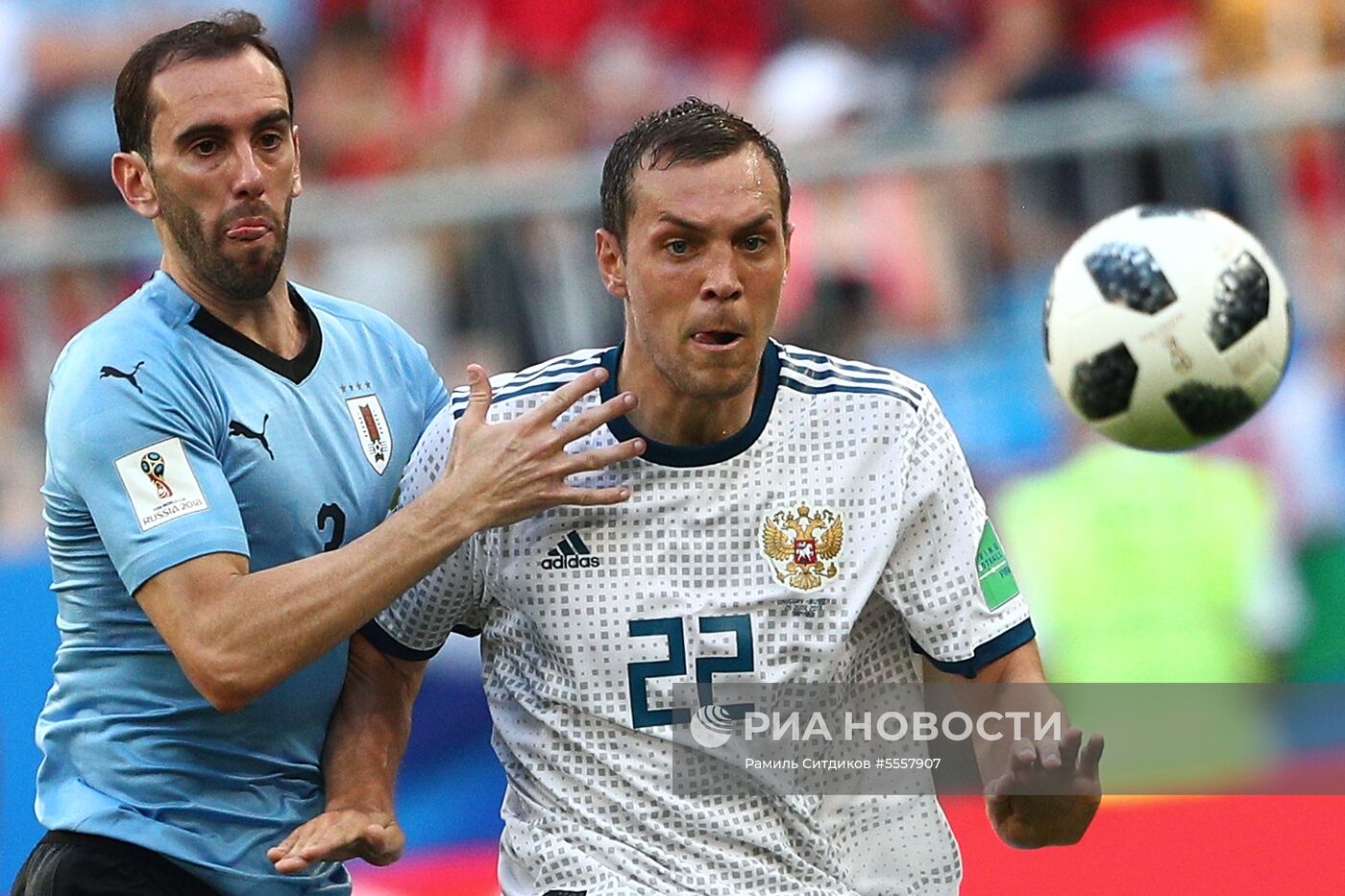Футбол. ЧМ-2018. Матч Уругвай - Россия