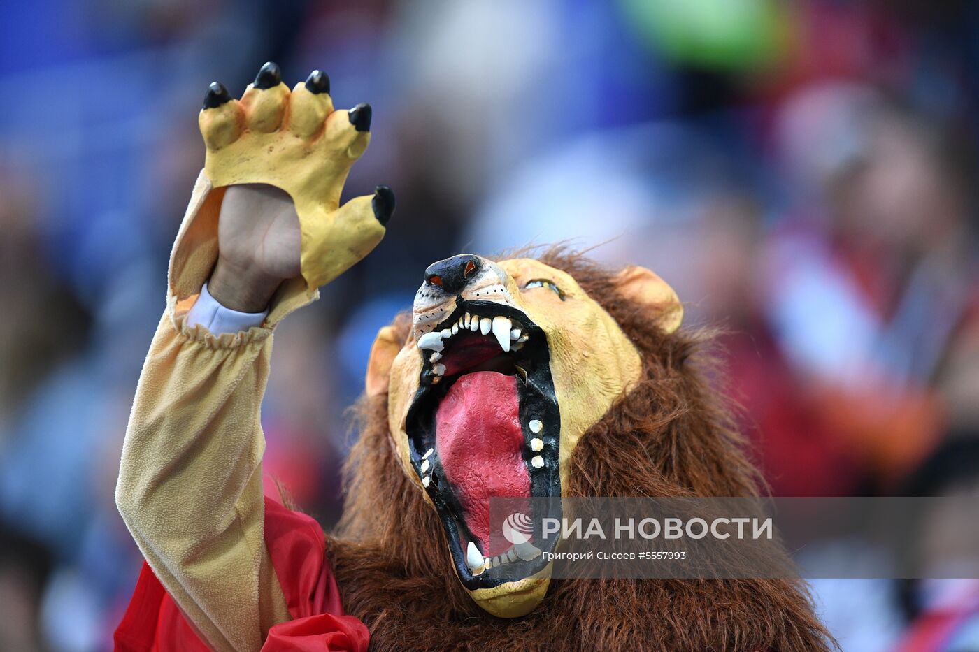 Болельщики перед матчем ЧМ-2018 по футболу между сборными Испании и Марокко