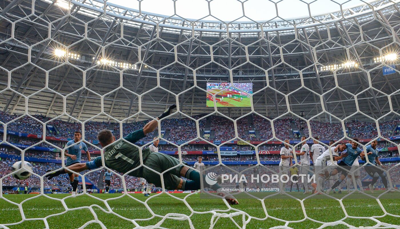 Футбол. ЧМ-2018. Матч Уругвай - Россия