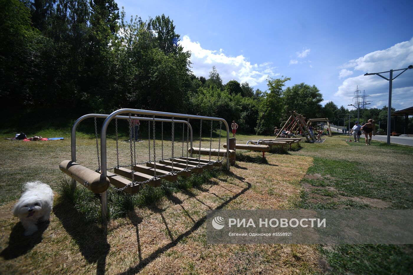 Парк Левобережный в Москве