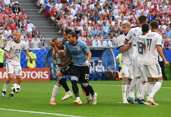 Футбол. ЧМ-2018. Матч Уругвай - Россия