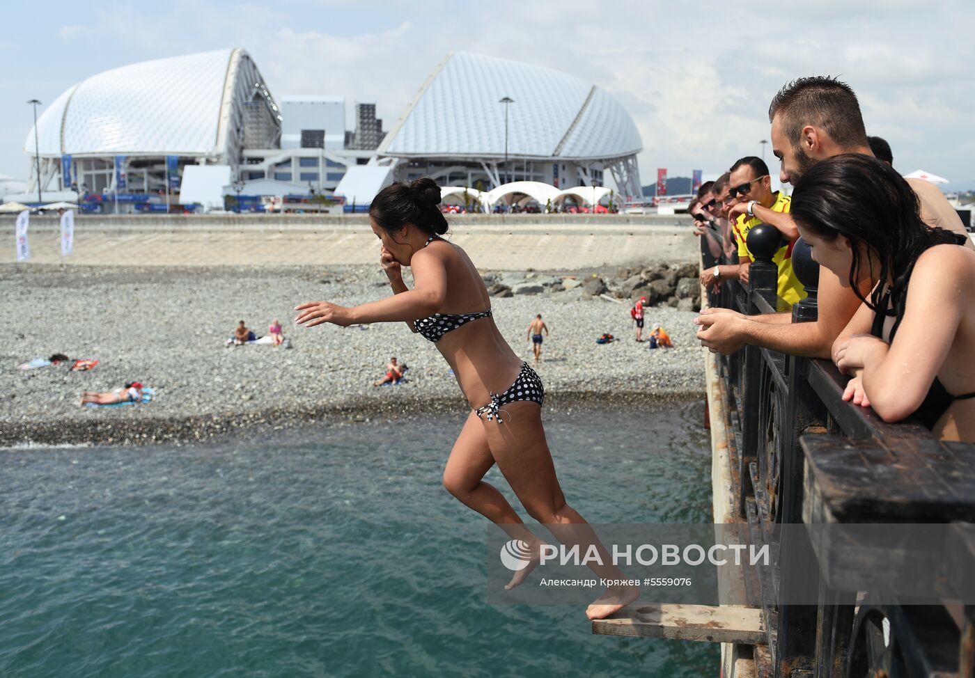 Болельщики перед матчем ЧМ-2018 по футболу между сборными Австралии и Перу