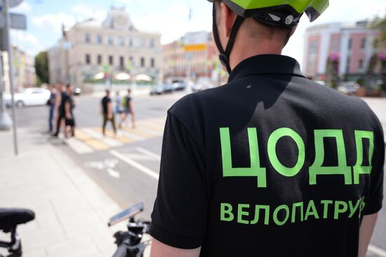 Велопатруль запустили в Москве