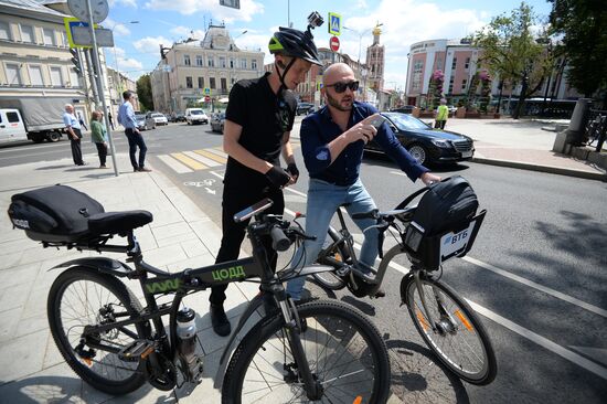 Велопатруль запустили в Москве