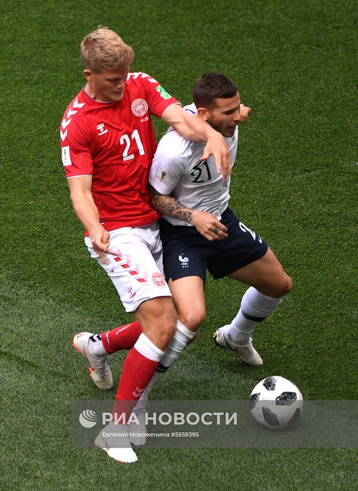 Футбол. ЧМ-2018. Матч Дания - Франция