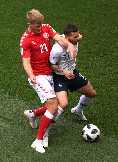 Футбол. ЧМ-2018. Матч Дания - Франция