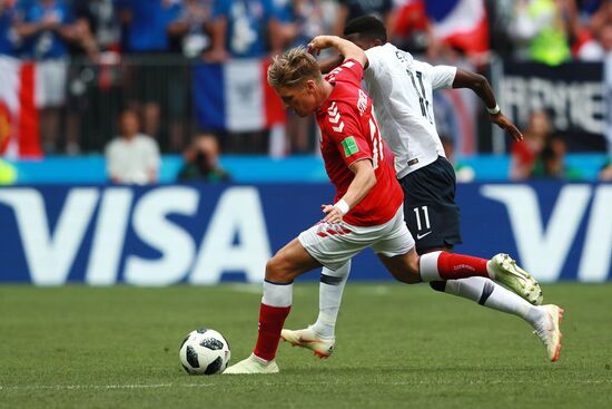 Футбол. ЧМ-2018. Матч Дания - Франция