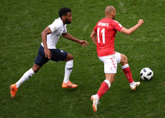 Футбол. ЧМ-2018. Матч Дания - Франция