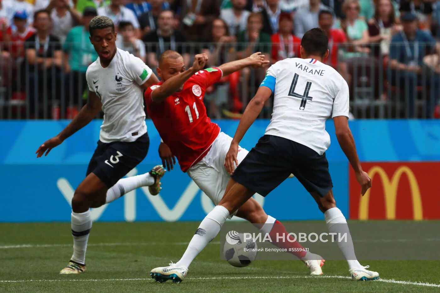 Футбол. ЧМ-2018. Матч Дания - Франция