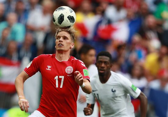 Футбол. ЧМ-2018. Матч Дания - Франция