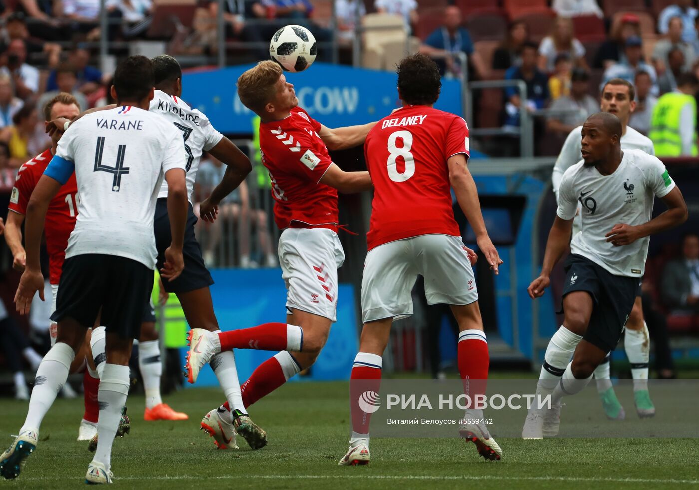 Футбол. ЧМ-2018. Матч Дания - Франция