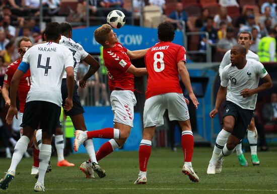 Футбол. ЧМ-2018. Матч Дания - Франция