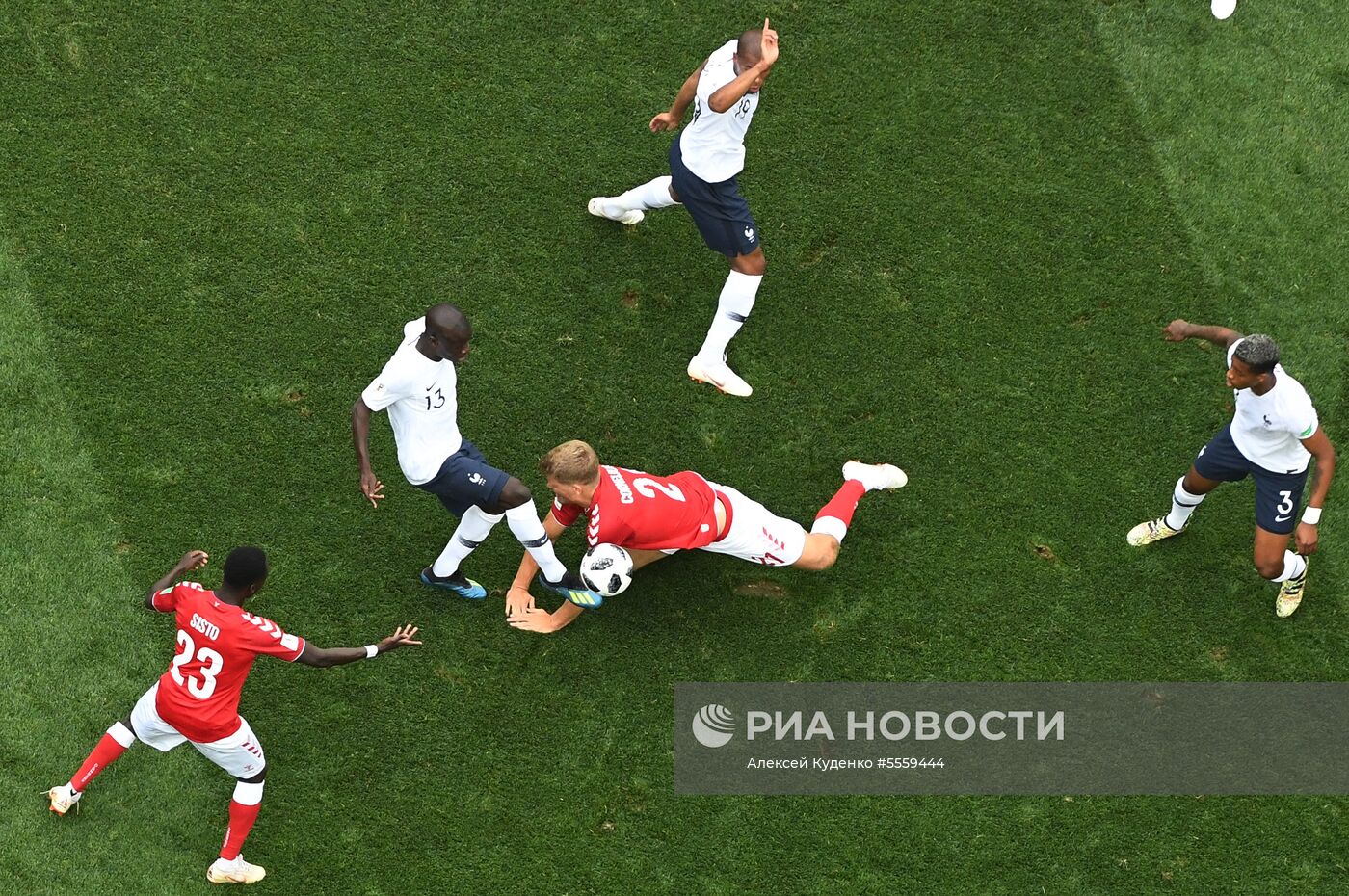 Футбол. ЧМ-2018. Матч Дания - Франция