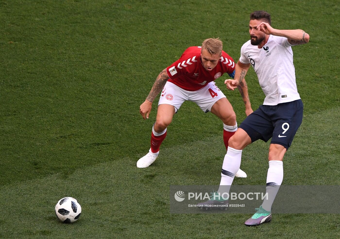 Футбол. ЧМ-2018. Матч Дания - Франция