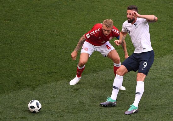 Футбол. ЧМ-2018. Матч Дания - Франция