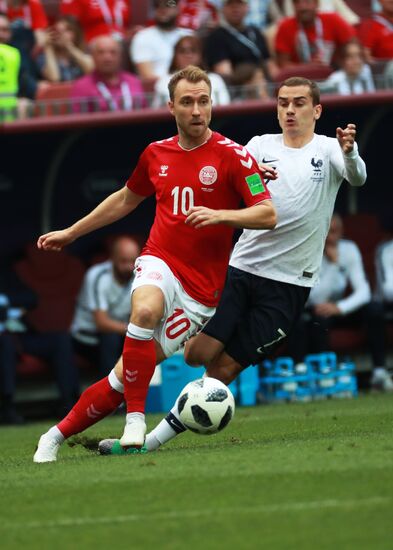 Футбол. ЧМ-2018. Матч Дания - Франция