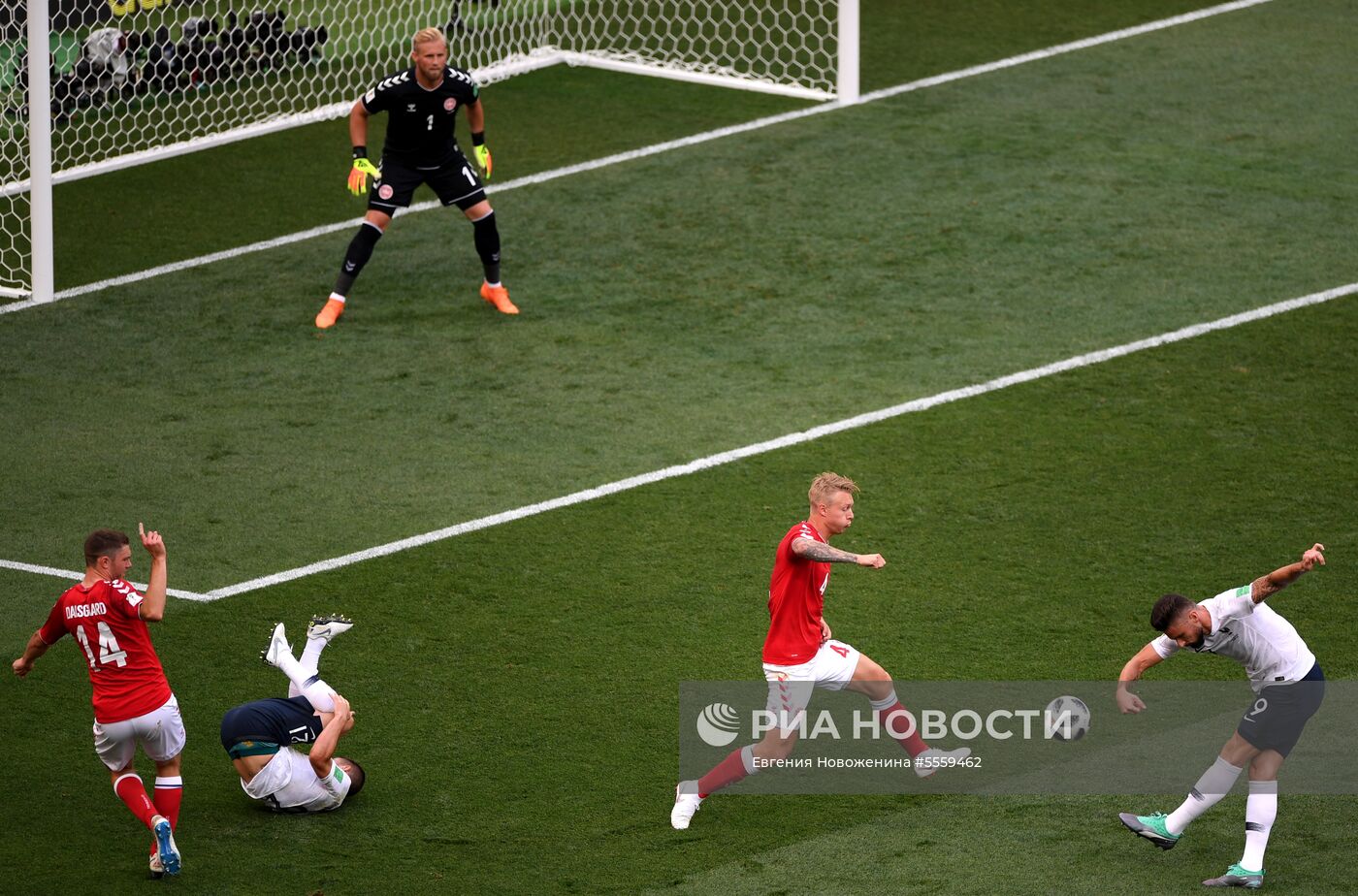 Футбол. ЧМ-2018. Матч Дания - Франция