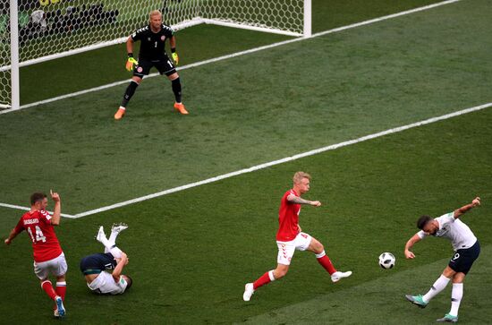 Футбол. ЧМ-2018. Матч Дания - Франция