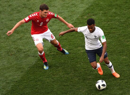 Футбол. ЧМ-2018. Матч Дания - Франция