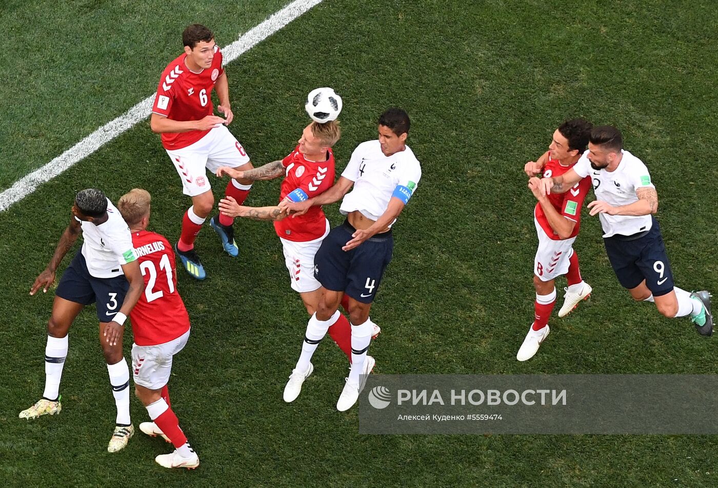 Футбол. ЧМ-2018. Матч Дания - Франция