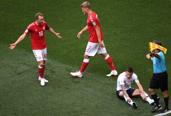 Футбол. ЧМ-2018. Матч Дания - Франция