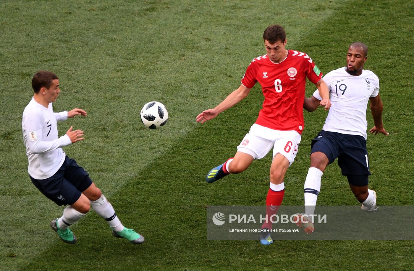 Футбол. ЧМ-2018. Матч Дания - Франция