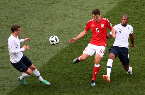 Футбол. ЧМ-2018. Матч Дания - Франция