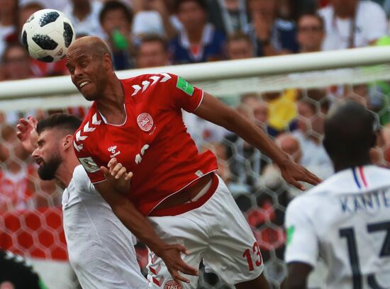 Футбол. ЧМ-2018. Матч Дания - Франция