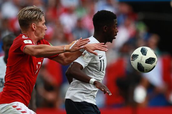 Футбол. ЧМ-2018. Матч Дания - Франция