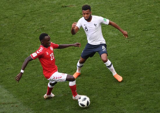 Футбол. ЧМ-2018. Матч Дания - Франция