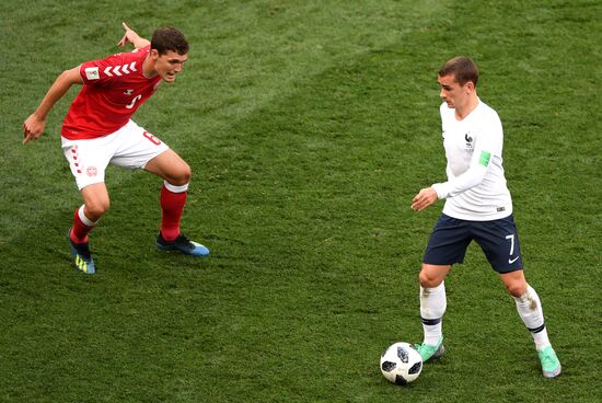 Футбол. ЧМ-2018. Матч Дания - Франция