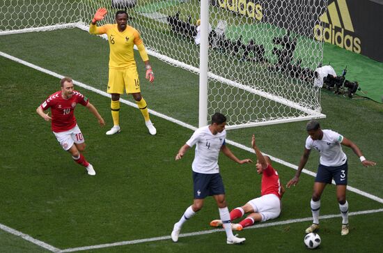 Футбол. ЧМ-2018. Матч Дания - Франция