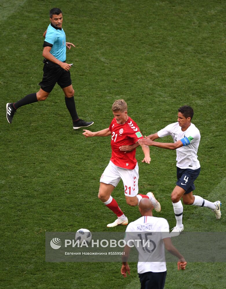 Футбол. ЧМ-2018. Матч Дания - Франция