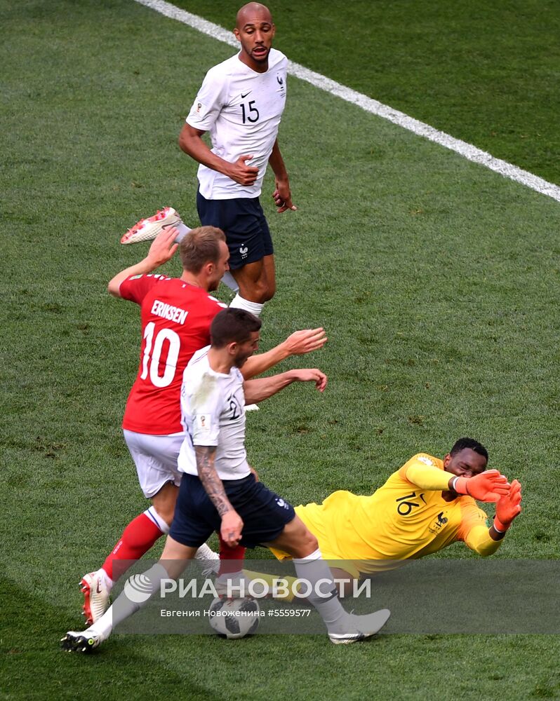 Футбол. ЧМ-2018. Матч Дания - Франция