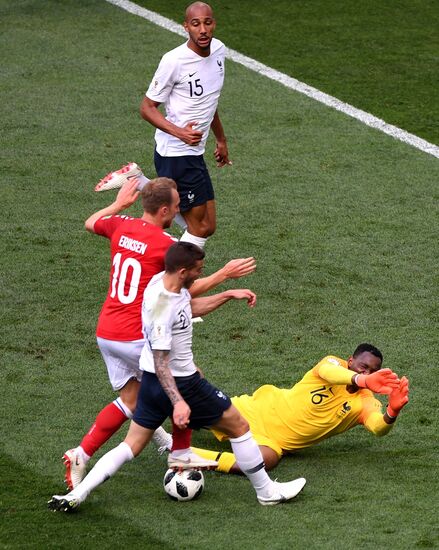 Футбол. ЧМ-2018. Матч Дания - Франция