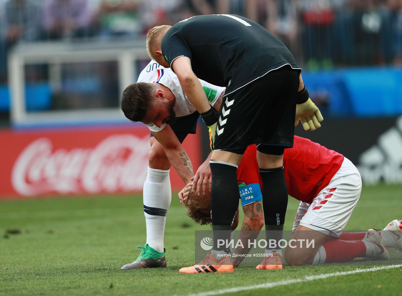 Футбол. ЧМ-2018. Матч Дания - Франция