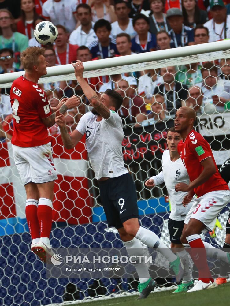 Футбол. ЧМ-2018. Матч Дания - Франция