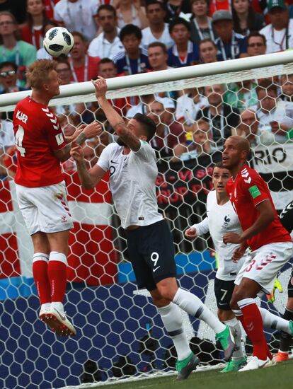 Футбол. ЧМ-2018. Матч Дания - Франция