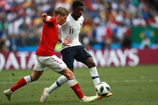 Футбол. ЧМ-2018. Матч Дания - Франция