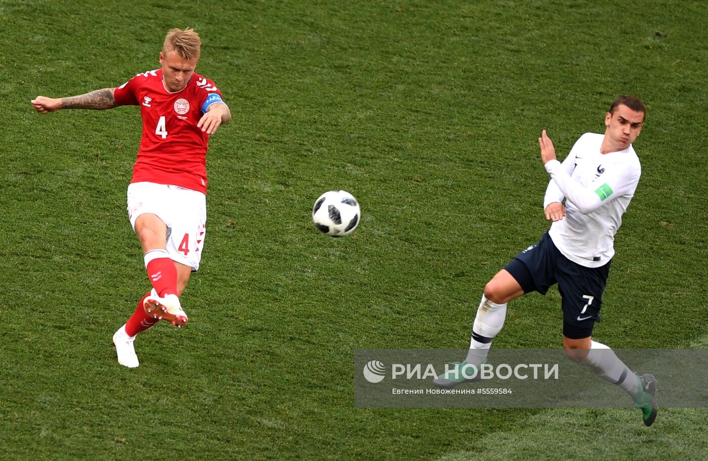 Футбол. ЧМ-2018. Матч Дания - Франция