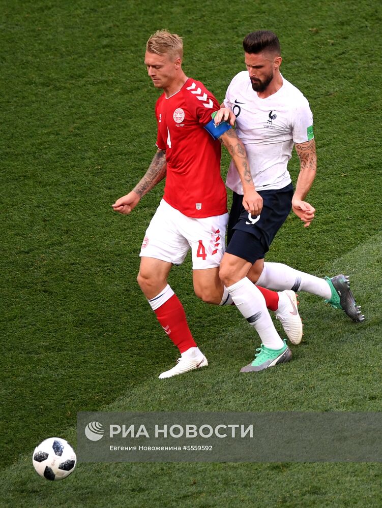 Футбол. ЧМ-2018. Матч Дания - Франция