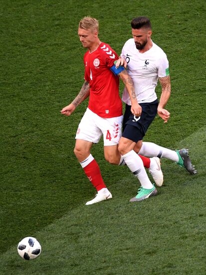 Футбол. ЧМ-2018. Матч Дания - Франция