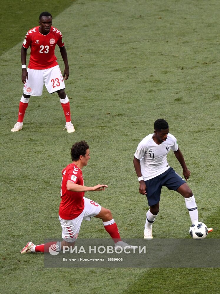 Футбол. ЧМ-2018. Матч Дания - Франция