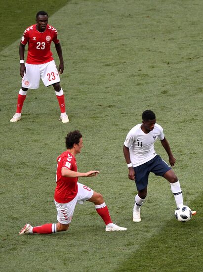 Футбол. ЧМ-2018. Матч Дания - Франция