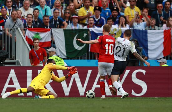 Футбол. ЧМ-2018. Матч Дания - Франция